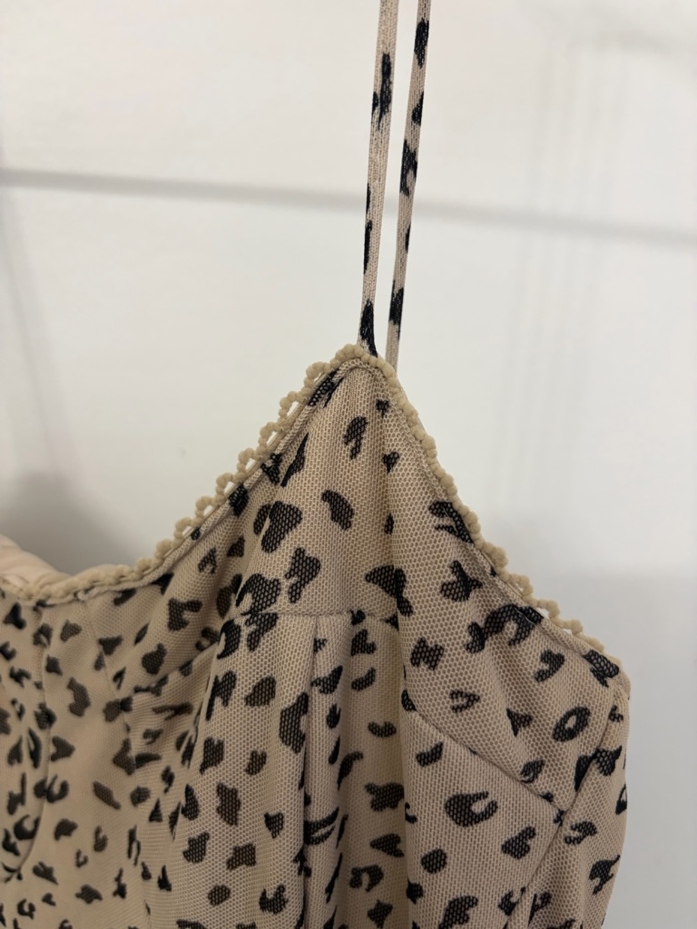 Streetwear Society Beige Leopard Slip Mini Dress - Picture 3 of 5